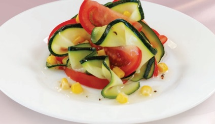 Салат з цвітної капусти, свіжих огірків і помідорів калорійність на 100 грам