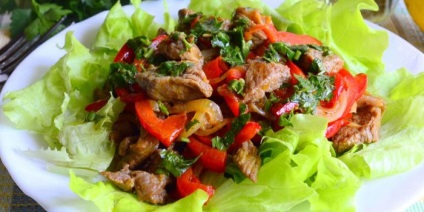 Saláta marhahús - finom és egyszerű receptek képekkel