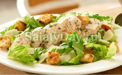 Saláta füstölt csirkemell - változatos és gyors recept fotókkal és videó