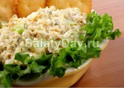 Saláta sprotni - súlya különböző változatai a recept fotókkal és videó