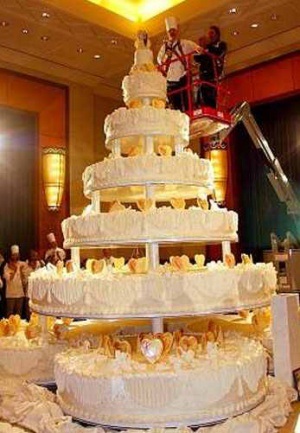 A legnagyobb esküvői torta