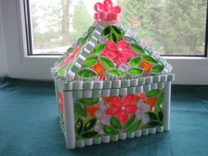 Bag Quilling a kezüket (doboz) Bag Quilling saját kezűleg