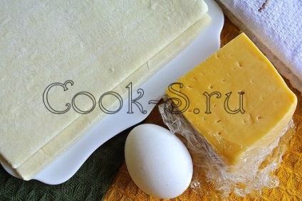 Puff sajttal - lépésről lépésre recept fotókkal és sütemények