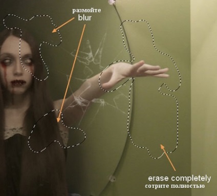 Készítsen Photoshop grafikát a stílus horror (vágómaszkokhoz Levágott) Készítsen Photoshop grafikát a stílus horror