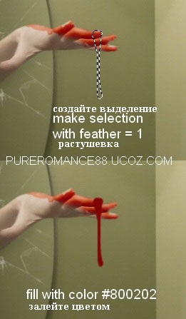 Készítsen Photoshop grafikát a stílus horror (maszk vágómaszkot) Készítsen Photoshop grafikát a stílus horror