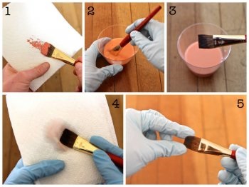 Способи очищення кистей від фарби