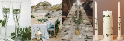 Esküvők ír stílusban fényképek, menük, szervezet