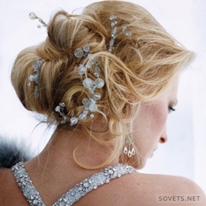 Esküvői frizurák hosszú haj szép stílus fotókkal