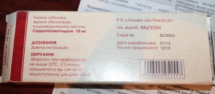 Tabletta serrata használati utasítás