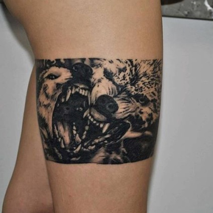 Wolf Tattoo - érték fotókkal, megtudja, hogy mit jelent a farkas tetoválás