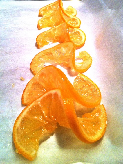 torta díszítés narancs
