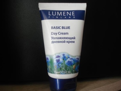 Hidratáló nappali krém származó Lumene alap kék - nem árt, de nincs jó - értékelés kozmetikumok
