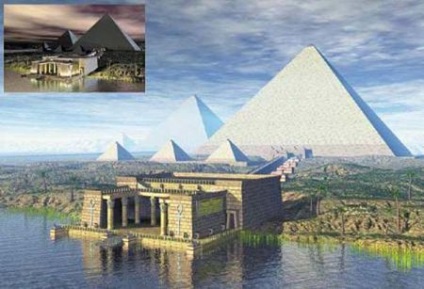 Nagy Piramis Kheopsz Giza - az első csoda a világon