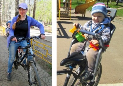 Kerékpár a gyermekek velokreslom személyes tapasztalat, drive-anya #
