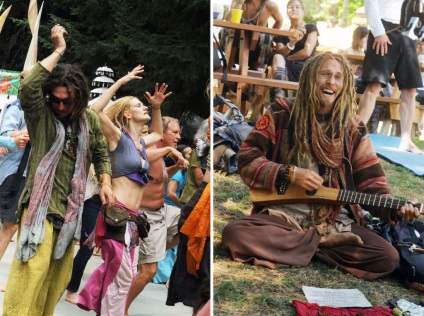 A hippik a Szovjetunióban és Amerikában virágzó mozgását, és ennek alapján az ideológia