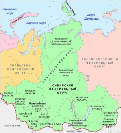 Nyugat-Szibéria lakosságának, ipari és mezőgazdasági