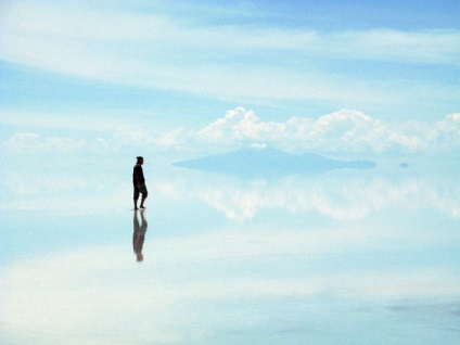 Föld tükör - tó Salar de Uyuni