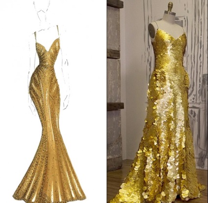 Arany és ezüst ruha - divat csillogás 2017 -2018, divatos ruha