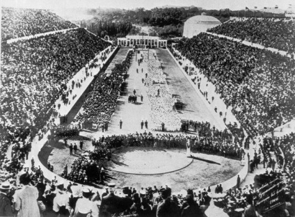 A történelem előfordulása az olimpiai játékok