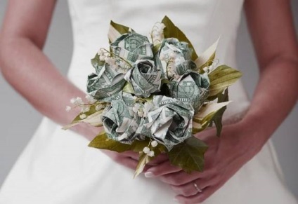 Hogy az eredeti és szokatlan, hogy pénzt az esküvőre
