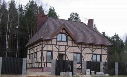 Frame házak, valamint a mi történik külső dekoráció