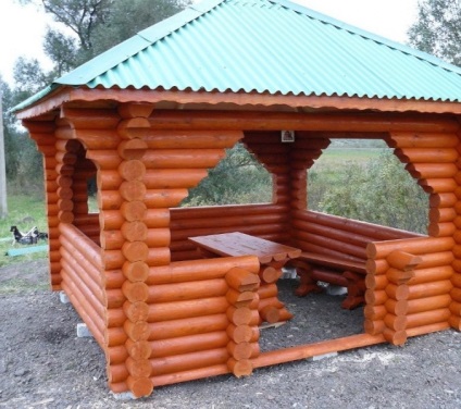 A tető egy pergola