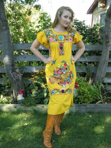 Mexikói stílusú ruhákat - a gazdag színek és egzotikus minták