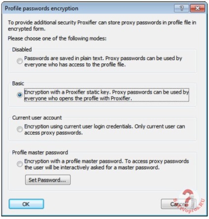 Proxy beállítások (proxifier) ​​- szoftverek - kérdés - válasz