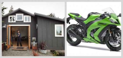 Az egyik módja annak, hogy építsenek egy kis garázs egy motorkerékpár a kezével, az olcsó