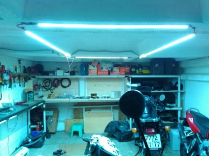 A világítás a garázsban, ha nincs áram, mit kell tenni, sdelai Garazh