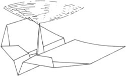 Glider-helikopter origami - origami szerelési rendszer lépésről lépésre