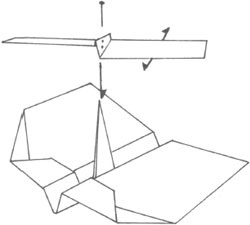 Glider-helikopter origami - origami szerelési rendszer lépésről lépésre