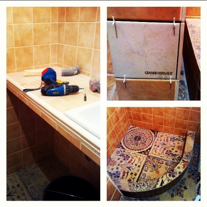 Javítás kombinált fürdőszoba Hruscsov fotó