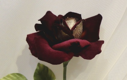 Luxus selyem rózsa, kézimunka