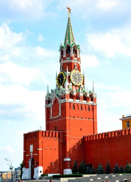 Spasskaya torony a moszkvai Kreml leírás