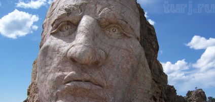 USA őrült ló emlékmű - Crazy Horse a Black Hills vagy befejezetlen emlékmű összeegyeztethetetlen