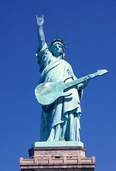 A Szabadság-szobor Felvilágosító a világ legfontosabb tényeket (fotók)