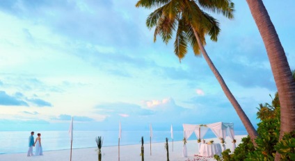 Az esküvő a Maldív-szigeteken és nászút - szól a nászút a Maldív-szigeteken