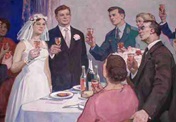 Toast menyasszony szülei (az esküvő)