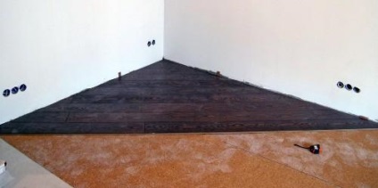 Telepítése laminált padló saját kezűleg