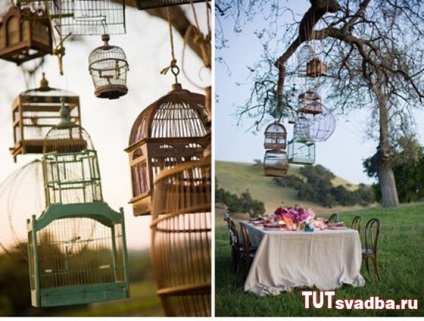 Vintage esküvői ketrec madaraknak - esküvői portált Wedding