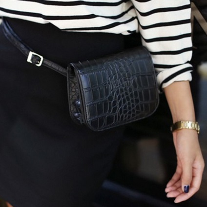 Női táskák az övet - az új és elegáns kiegészítője minden fashionista