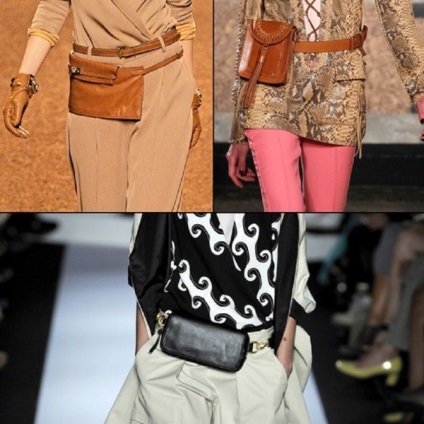 Női táskák az övet - az új és elegáns kiegészítője minden fashionista