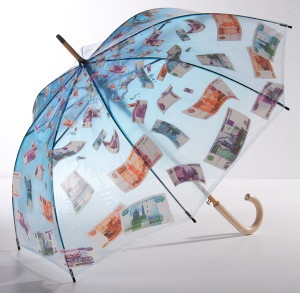 Esernyő pénzt nászajándékba - hogyan lehet a saját kezét