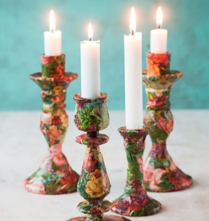 55 ötletek decoupage üvegen, és lépésről lépésre útmutató (üveg) 55. Ötletek decoupage üvegre és lépésről lépésre