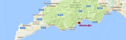 Amalfi Olaszország útvonalterv- látnivalók, időjárás, nyaralás