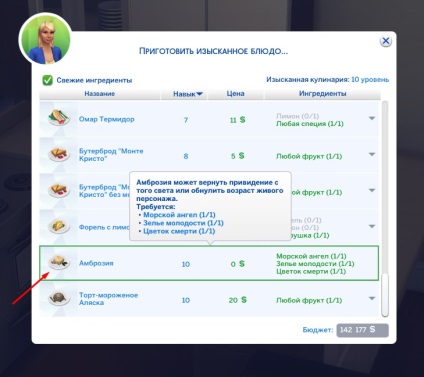Ambrosia a Sims 4 - hogyan kezdeményezni vagy fogadni a kódot