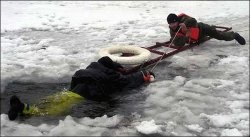 Biztonsági jégen halászat