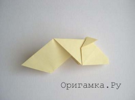 Cow papír - összecsukható technika számok Moduláris origami lépésről lépésre képek 1