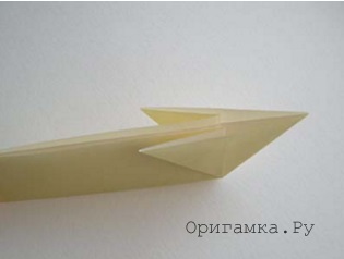 Cow papír - összecsukható technika számok Moduláris origami lépésről lépésre képek 1